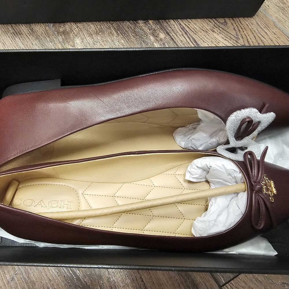 Flats, ballet, casual, office, luxury, designer, coach, shoes, women's, travel, - Picture 9 of 11